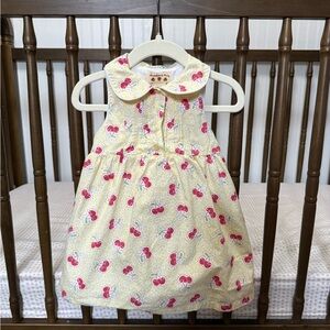 Y2K Strawberry Fair Cherry Print Dress - 12M Spring